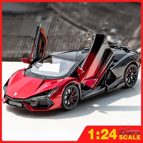 Revuelto Supercar Diecast รุ่นรถโลหะผสมรถของเล่นคอลเลกชันของขวัญสําหรับเด็กเด็กผู้หญิง